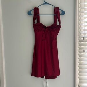 Lucy in the Sky Red Mini Dress